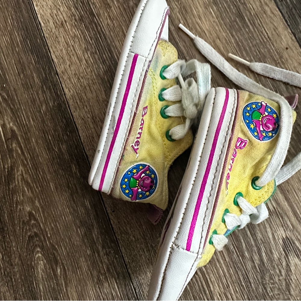 Barney baby shoes